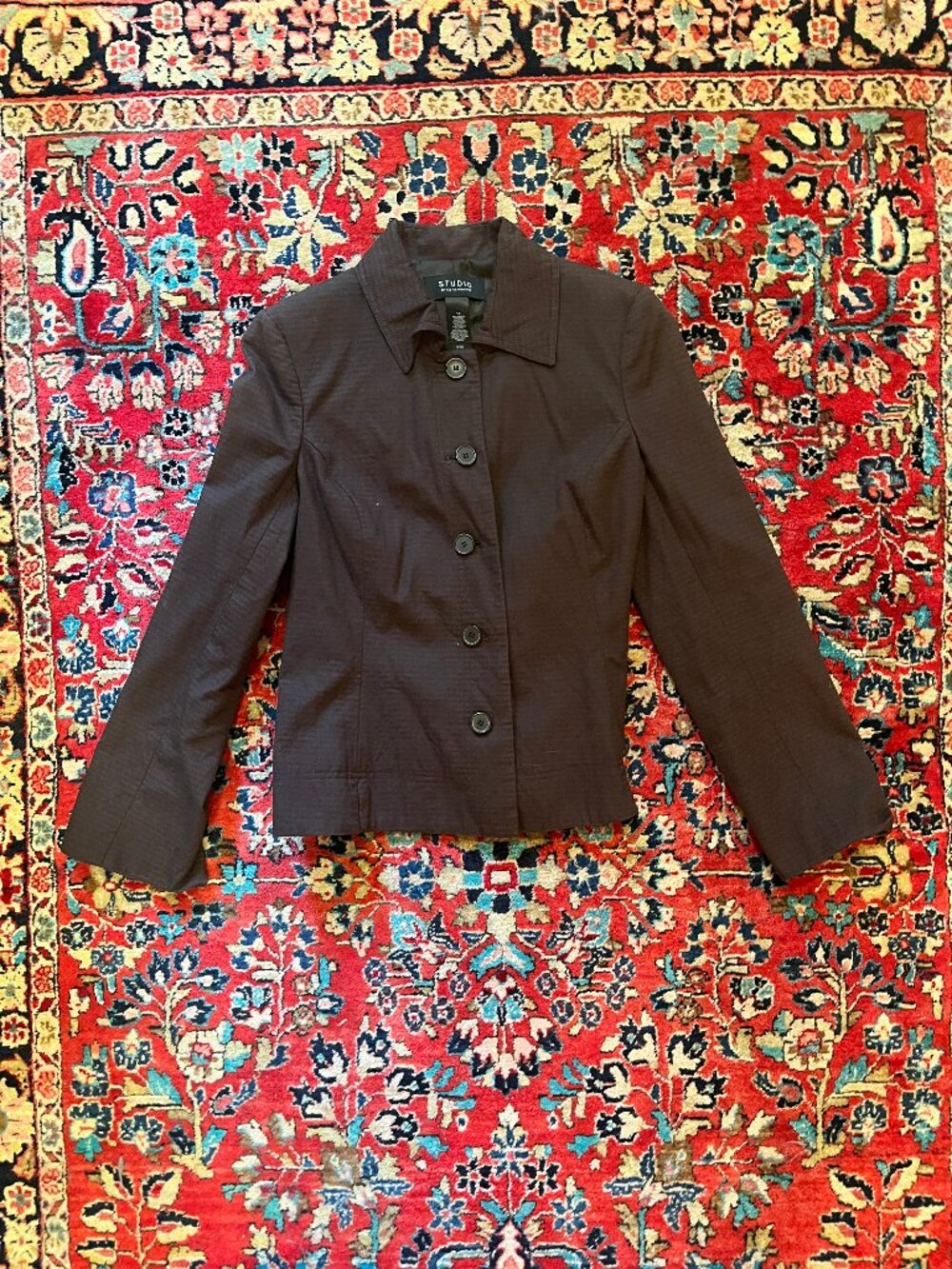 Vintage Liz Claiborne Brown FItted Jacket